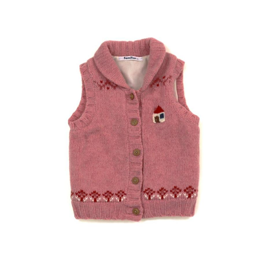 ファミリア familiar ベスト 100サイズ 女の子 子供服 ベビー服 キッズ  