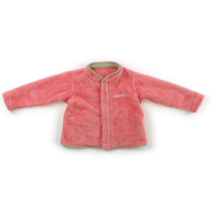 mont-bell 赤色 子ども用ウェア 90サイズ モンベル mont-bell （キッズ）クリマエア リバーシブル ジャケット