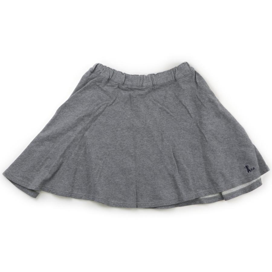 美品★pom ponette ポンポネット　グレー セレモニー　160　スカッツ pom ponette（ポンポネット） スカート 160サイズ 女の子 子供服