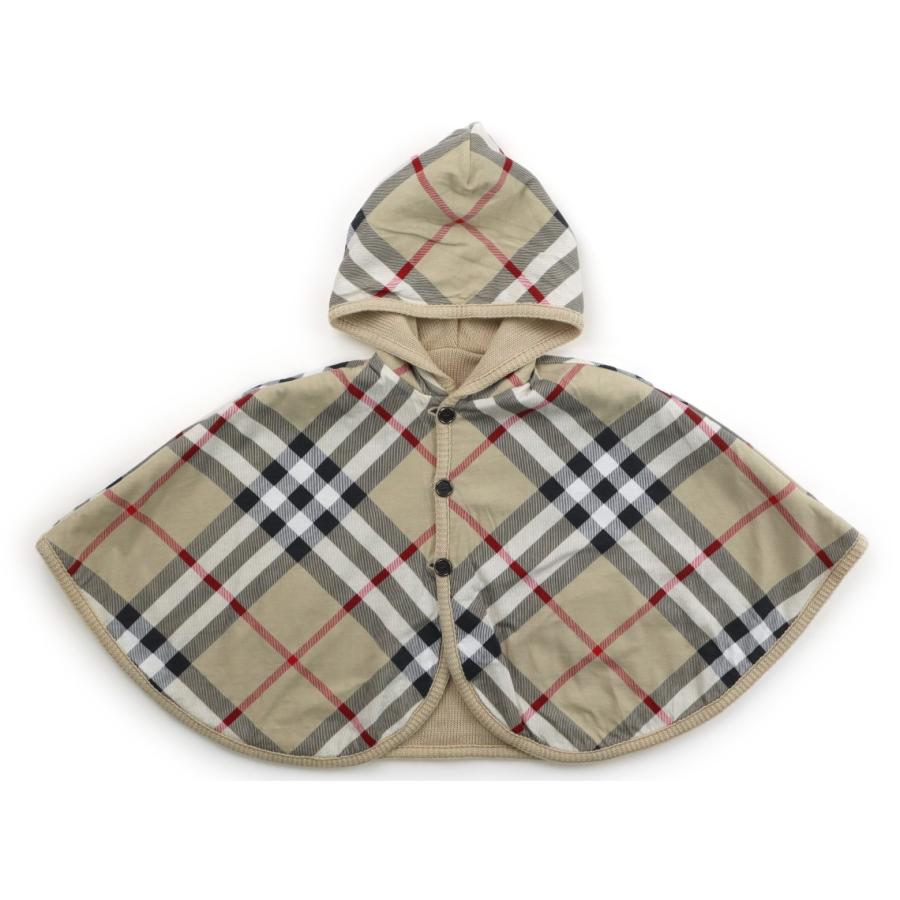 バーバリー　フーデッド　ポンチョ　キッズM BURBERRY（バーバリー） ポンチョ 60サイズ 女の子 子供服 ベビー服