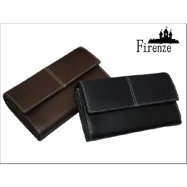 Firenze　本牛革ヴィンテージ加工アコーディオン長財布　メンズ　レディース | 