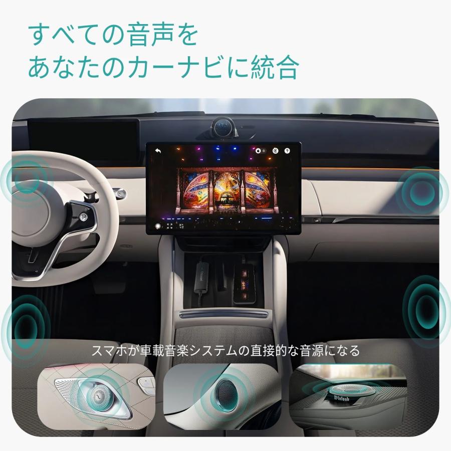 オットキャスト Ottocast ミラータッチ mirror touch carplay