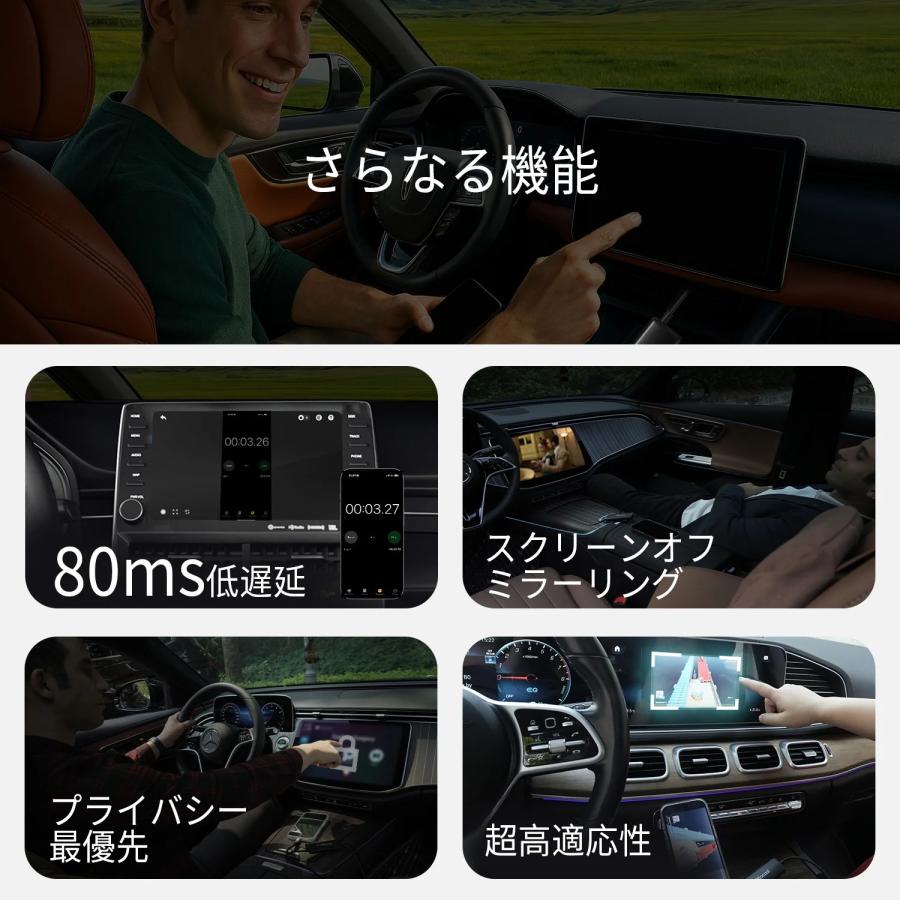 オットキャスト Ottocast ミラータッチ mirror touch carplay
