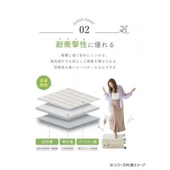 CICIBELLA(シシベラ) 多機能スーツケース Lサイズ (約110L/7〜10泊) チタニウムの画像
