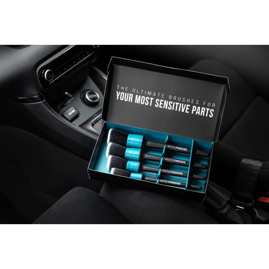 オートフィネス フェザーティップブラシ AutoFinesse FEATHER TIP BRUSHES フェザーチップ ブラシ 4本セット