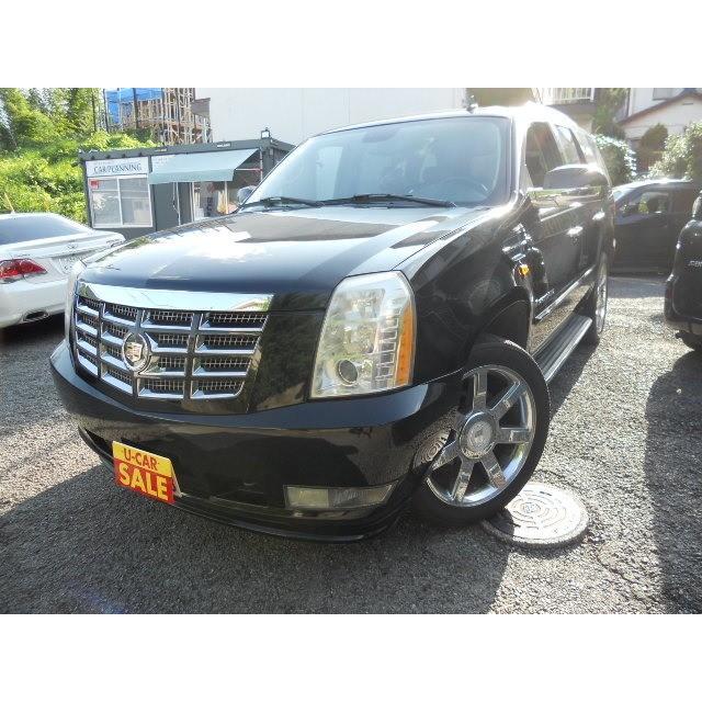 エスカレード 中古車 ベース 社外ナビ サンルーフ ベース キャデラック 天井モニター Vu カーセンサー