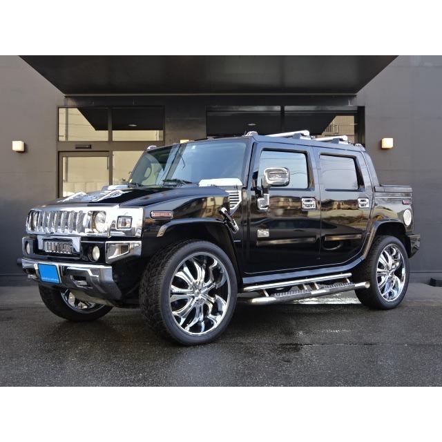 ラッピング無料 Vu カーセンサー 中古車 黒本革s26インチawsステップsr ラグジュアリーp ハマー H2 自動車 Sutピックup4wd ハマー