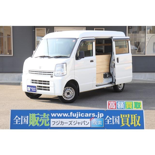 21新入荷 スズキ エブリイ 移動販売車 キッチンカー サイド リア販売カウンター 2槽シンク 中古車