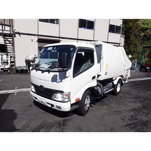 人気ブランドの新作 日野自動車 極東 4 3立米 パッカー車 プレス式 塵芥車 ハイブリット 2t H22 デュトロ 中古車