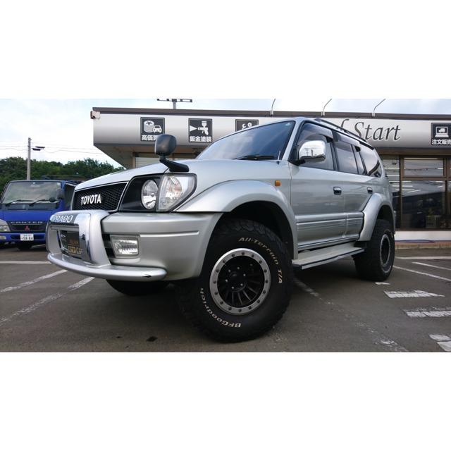 贅沢屋の トヨタ ランドクルーザープラド 社外マフラー リフトアップ 丸目換装 4wd リミテッド Tx 2 7 中古車