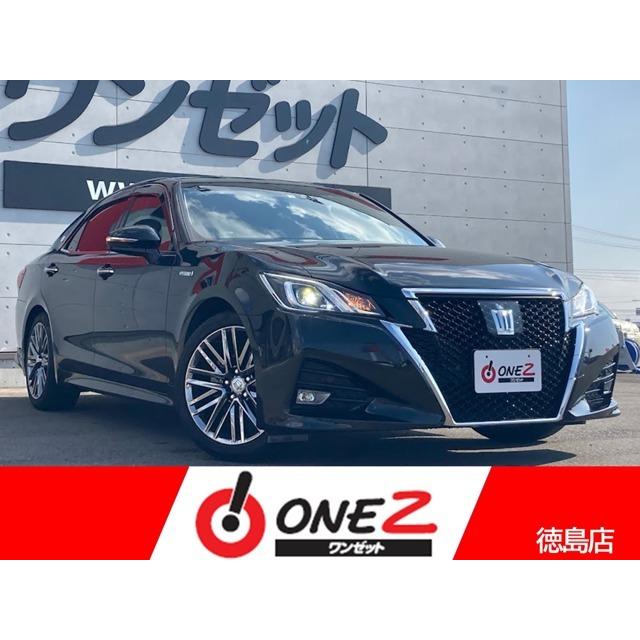 卸売 トヨタ クラウンアスリート ハイブリッド 2 5 S 黒革シート プリクラッシュセーフティ 中古車