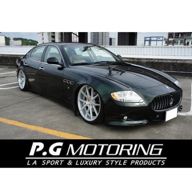 クアトロポルテ 足廻りワンオフシートヒーター 4 2 エアサス サンルーフ 21インチawワンオフマフラー