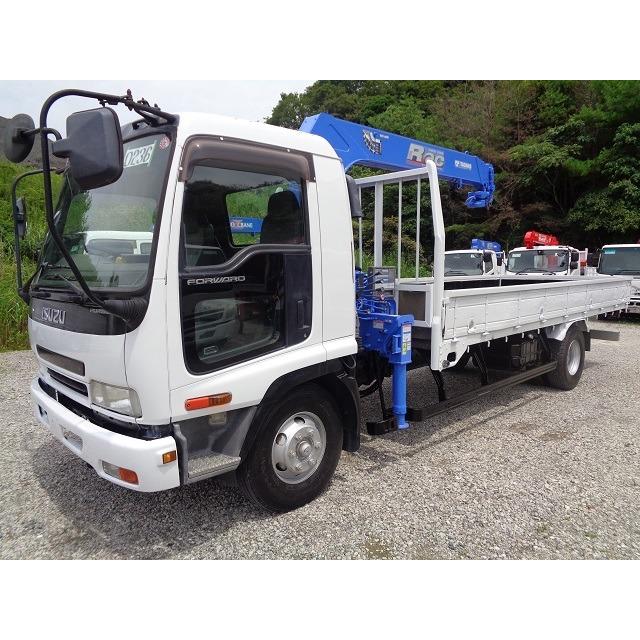 最高の ラジコン付き 4段クレーン フォワード いすゞ ターボ 4トン 4t 中古トラッククレーン車 中古車