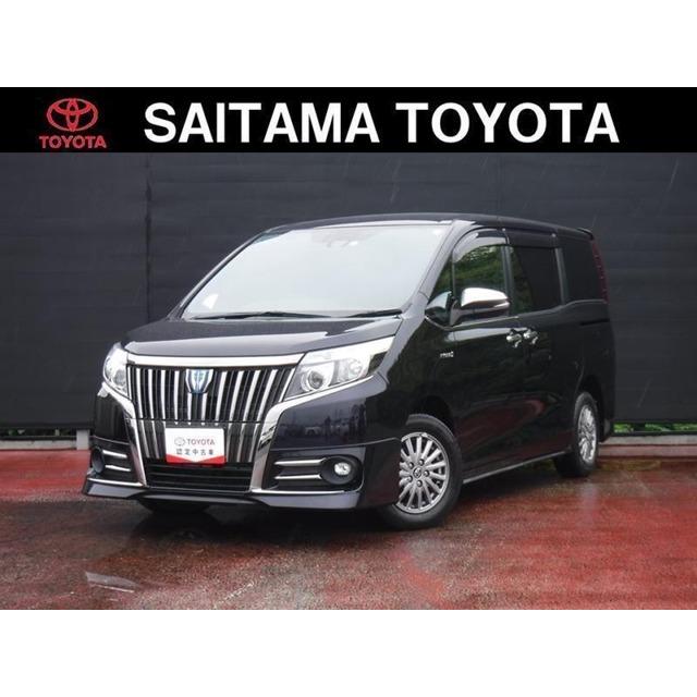 いいスタイル トヨタ エスクァイア Sdナビ 後席モニター フルエアロパーツ ブラックテーラード Gi ハイブリッド 1 8 中古車