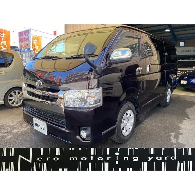 大人気商品 ハイエースバン トヨタ 5d3 0dtスーパーglダークプライムロング スマートキー バックカメラ Etc 外ナビ 中古車
