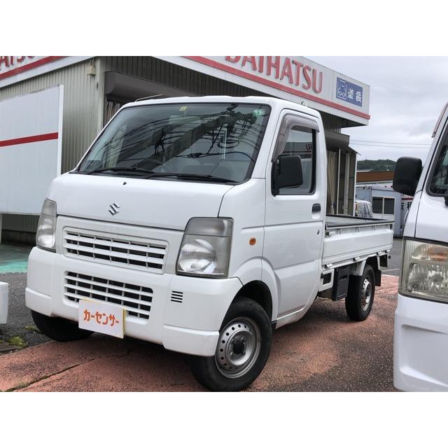 リアル スズキ ユーザー下取り車 5速mt 4wd 3方開 Kcエアコン パワステ 660 キャリイ 中古車