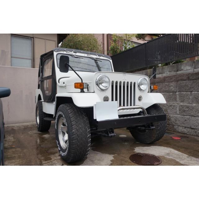 激安特価 ジープ 三菱 2 7 外装全塗装済み サントップ ヒッチメンバー 4wd ディーゼル 中古車