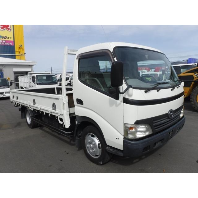 21 新作 2トン デュトロ 日野自動車 ワイドロング 幅2100 荷台内寸長さ4370 平ボディ 中古車