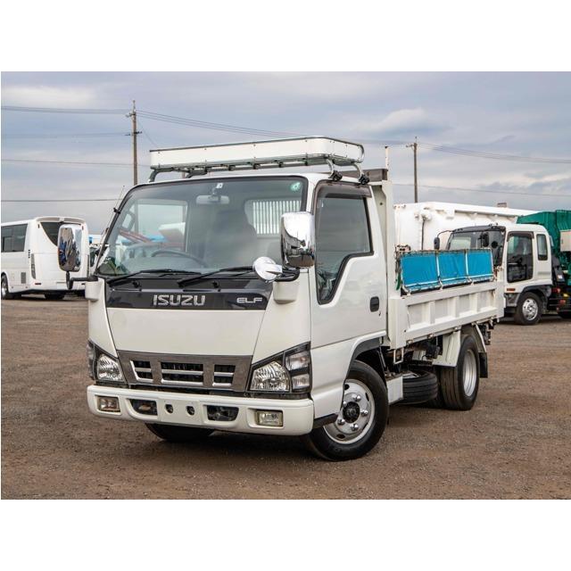 特別価格 コボレーン付き 全低床 2トンダンプ エルフ いすゞ 5mt 3方開 新明和 中古車