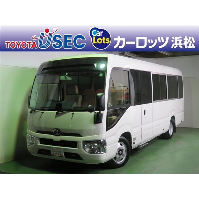 贅沢屋の コースター トヨタ Lx Tss ナビ 17 5in後席モニター 冷蔵庫 中古車