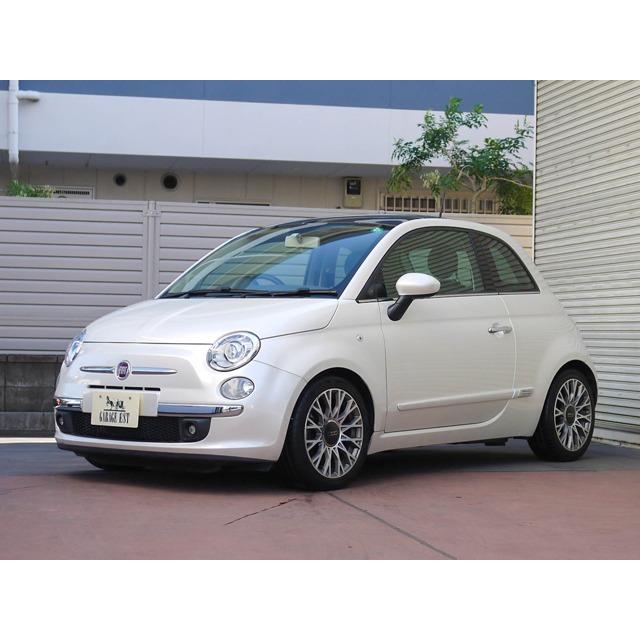 超特価sale開催 500 チンクエチェント フィアット Lounge 1オーナー パールホワイト 右h 5mt Twinair 中古車