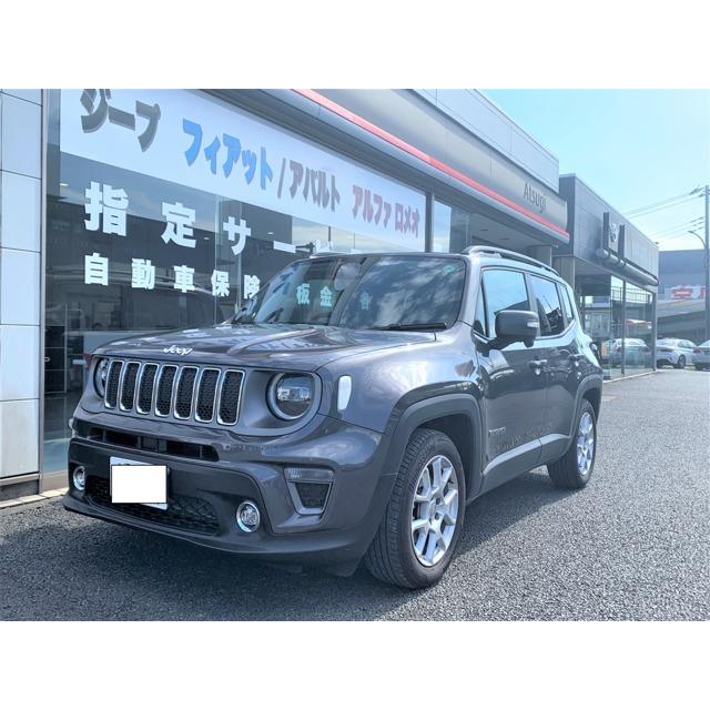 格安 ジープ 純正ナビ 黒レザー 弊社レンタカー使用 リミテッド レネゲード 中古車