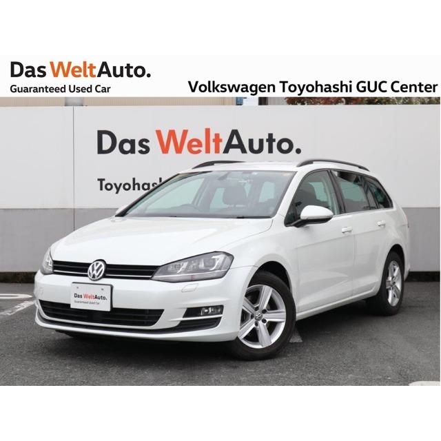 激安通販の フォルクスワーゲン ゴルフヴァリアント ヴァリアントtsiコンフォートlプレミアムed パールホワイト スマートキー付認定中古車 中古車