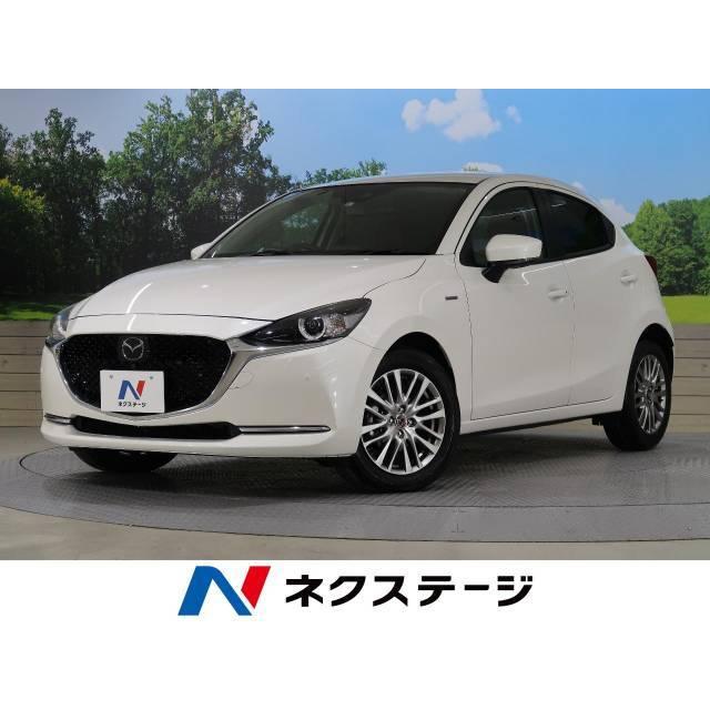 新品同様 マツダ Mazda2 その他 登録済未使用車 専用ハーフレザーシート 中古車