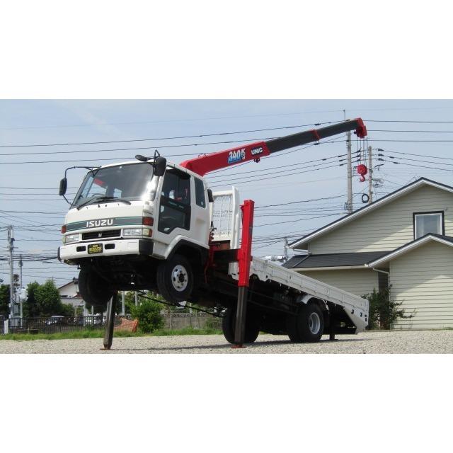 フォワード 回送車 ハイジャッキ ベッド付き ユニック3段 フックイン 2500kg積載 21年レディースファッション福袋特集