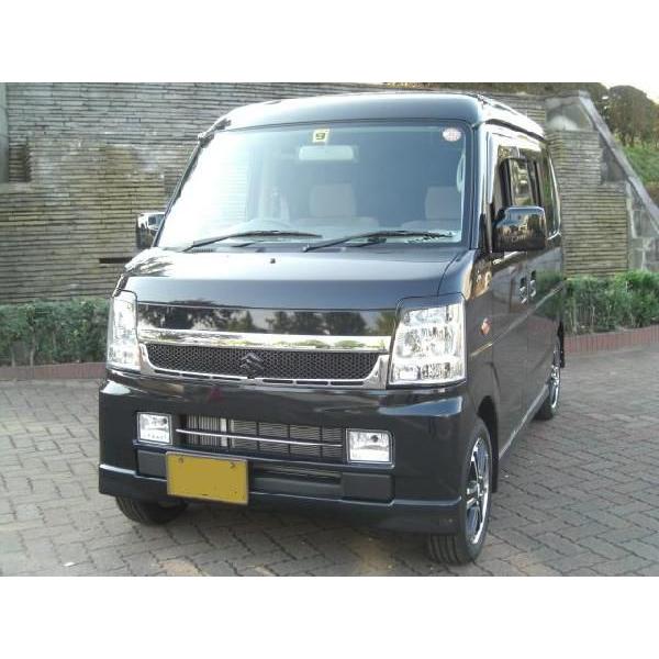 最終値下げ☆エブリイ<DA64>アイライン付きクリスタルアイ DA64系 エブリイ EVERY バルカンLEDリングプロジェクターヘッド