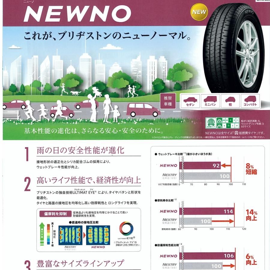 BRIDGESTONE 185/65R15 88S ニューノ NEWNO ブリヂストン 来店 BRIDGESTONE 185/65R15 88S ニューノ NEWNO ブリヂストン 来店