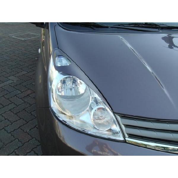 アイライン　ノート　後期　E11,NE11　H20.1〜　純正カラー塗装済み　左右セット