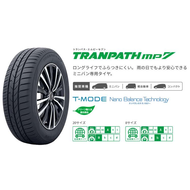 ☆205/65R15 94Hトーヨー トランパス mp7 来店取付工賃込み １本【メーカー取り寄せ商品】｜carshop-nagano｜02