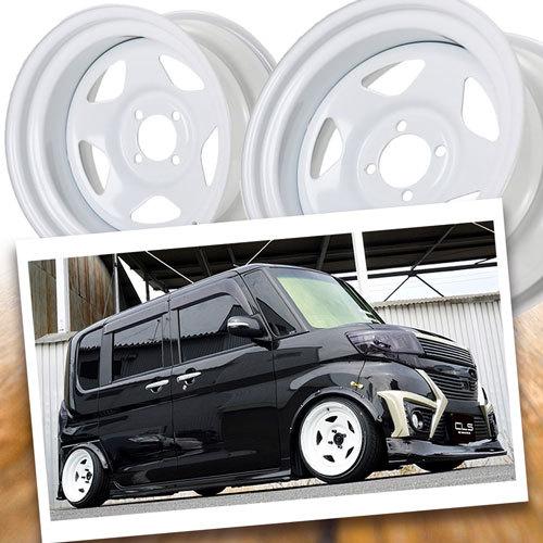 ホイール新品 1本のみ ESB CLS TC-01 ホワイト 深リム鉄チン 15インチ