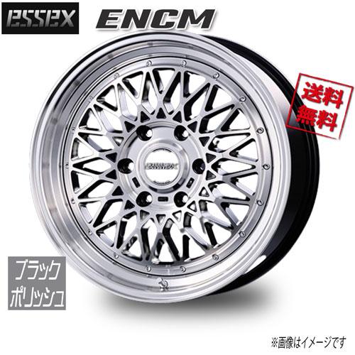 ESSEX ENCM ブラックポリッシュ 16インチ 6H139.7 6.5J+38 4本 106.2