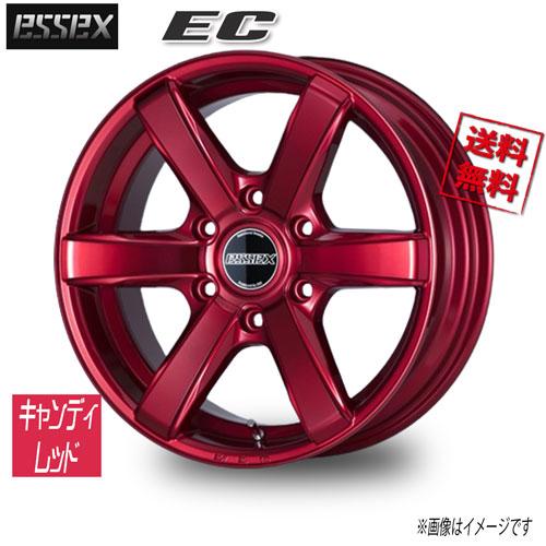 ESSEX EC キャンディレッド 18インチ 6H139.7 7.5J+38 1本 106.2 業販4