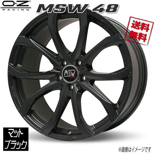 OZ Racing OZレーシング MSW48 マットブラック 18インチ 5H112 8J+28 4
