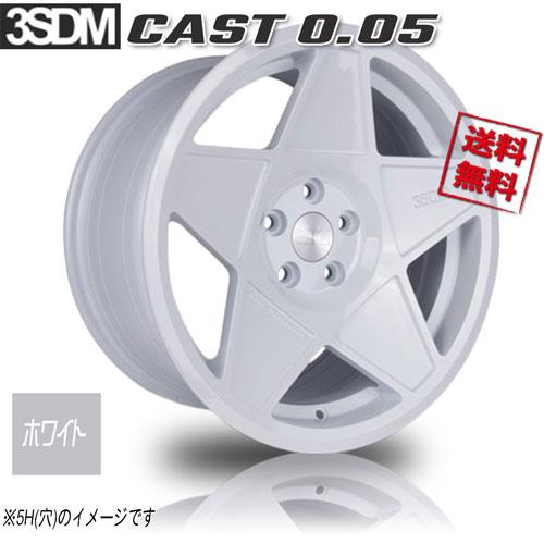 3SDM CAST 0.05 ホワイト 16インチ 4H100 8J+25 4本 73 業販4本購入で 