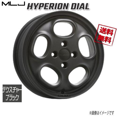 MLJ MLJ HYPERION DIAL テクスチャーブラック 15インチ 4H100 4.5J+43 