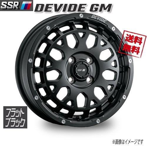 SSR SSR DEVIDE GM フラットブラック 14インチ 4H100 4.5J+43 1本 67