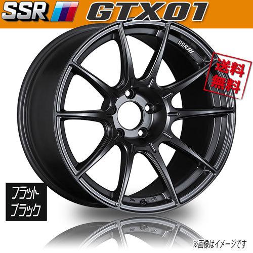 ホイール新品 4本セット SSR GTX01 フラットブラック 18インチ 5H114.3 