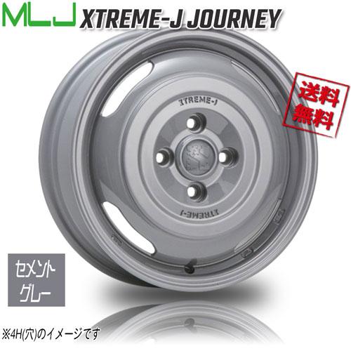 jewel様 専売 MLJ MLJ XTREME-J JOURNEY セメントグレー JWL-T 14インチ 5H114.3 5J+