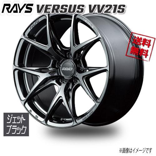 RAYS RAYS VERSUS VV21S ジェットブラック YNJ 18インチ 5H114.3 9.5J+