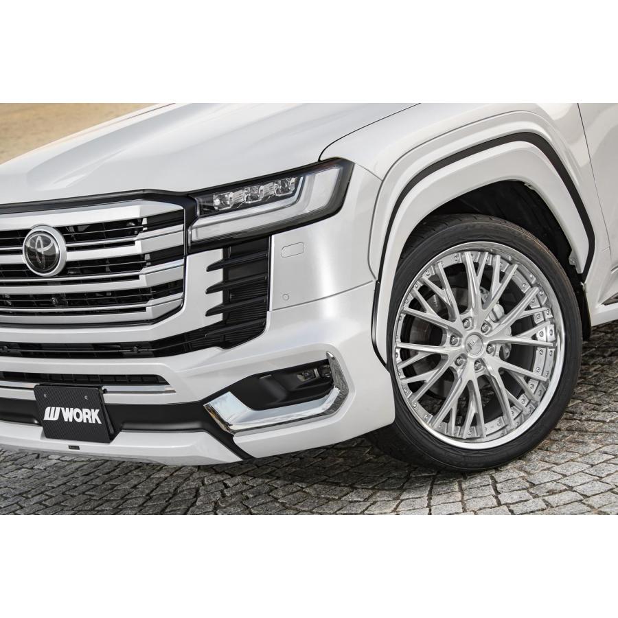 WORK LS VAJRA SUV BRU バサラ ブラッシュド ディープリム 24
