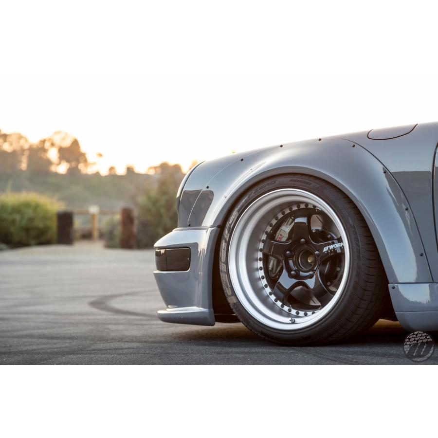 WORK MEISTER S1 3P ブラック 18インチ 5H100 7J+43 1本 60 送料無料の画像
