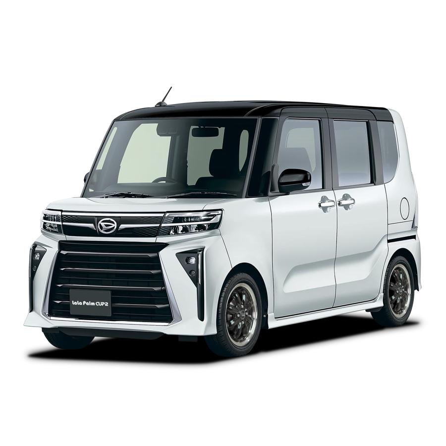 HOT STUFF ララパームカップ2 パールホワイト\u0026リムポリッシュ 12インチ 4H100 4J+43 1本 67 業販4本購入で送料無料の画像