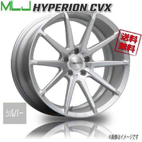 MLJ HYPERION CVX シルバー 19インチ 5H114.3 9.5J+38 4本 73 業販4本 