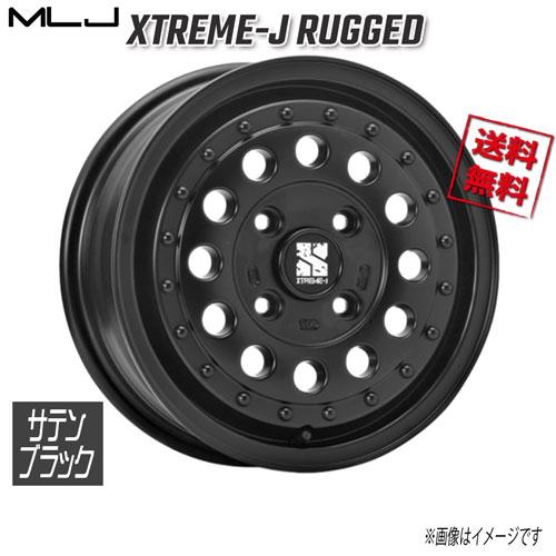 XTREME-J RUGGED サテンブラック 14インチ スタッドレス MLJ MLJ XTREME-J RUGGED サテンブラック 14インチ 4H100 5J+45 4本
