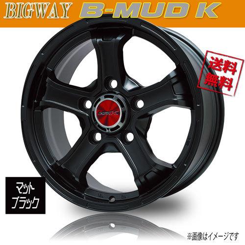 ホイール新品 4本セット BIGWAY B-MUD K マットブラック 18インチ 5H150 8J+55 110 業販4本購入で送料無料