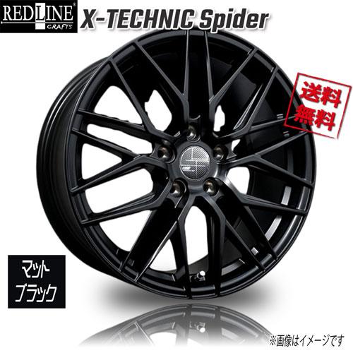 RED LINE CRAFTS X-TECHNIC Spider マットブラック 18インチ 5H100 7.5